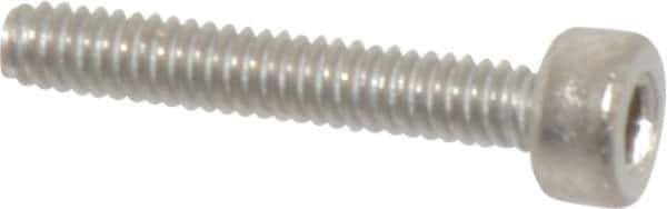 Value Collection - M2x0.40 Metric Coarse Hex Socket Drive, Socket Cap Screw - Grade 18-8 & Austenitic A2 Stainless Steel, Uncoated, Fully Threaded, 12mm Length Under Head - Exact Tool & Supply