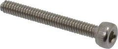 Value Collection - M2x0.40 Metric Coarse Hex Socket Drive, Socket Cap Screw - Grade 18-8 & Austenitic A2 Stainless Steel, Uncoated, Fully Threaded, 16mm Length Under Head - Exact Tool & Supply
