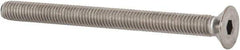 Value Collection - M5x0.80 Metric Coarse Hex Socket Drive, 90° Flat Screw - Grade 18-8 & Austenitic A2 Stainless Steel, Partially Threaded, 60mm OAL - Exact Tool & Supply