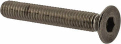 Value Collection - M6x1.00 Metric Coarse Hex Socket Drive, 90° Flat Screw - Grade 18-8 & Austenitic A2 Stainless Steel, Partially Threaded, 40mm OAL - Exact Tool & Supply