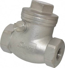 Sharpe Valves - 1/4" Stainless Steel Check Valve - FNPT x FNPT, 200 WOG - Exact Tool & Supply