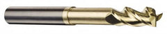 Accupro - 1" Diam 3 Flute Solid Carbide 0.09" Corner Radius End Mill - Exact Tool & Supply