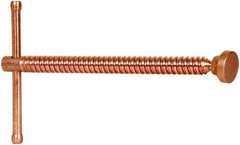 Wilton - Clamp Spindle Assembly - 6-1/16" Thread Length, 3/4" Tip Surface Diam, Use with C-Clamps - Exact Tool & Supply