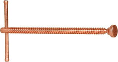 Wilton - Clamp Spindle Assembly - 10-1/8" Thread Length, 3/4" Tip Surface Diam, Use with C-Clamps - Exact Tool & Supply