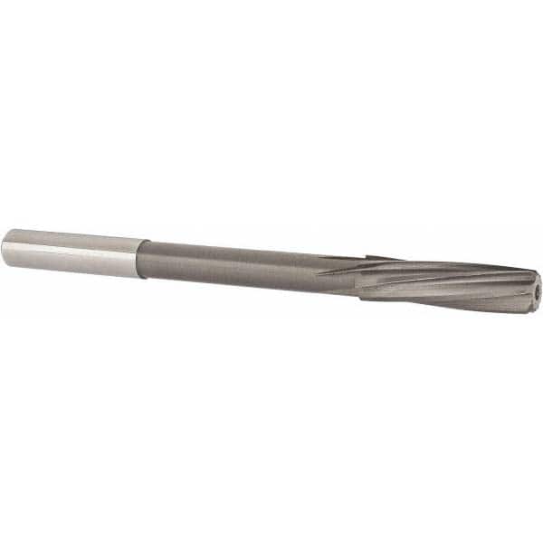Magafor - 9.55mm Solid Carbide 6 Flute Chucking Reamer - Exact Tool & Supply