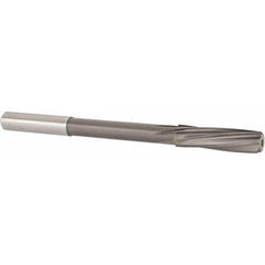 Magafor - 9.55mm Solid Carbide 6 Flute Chucking Reamer - Exact Tool & Supply