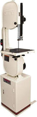 Jet - 13-1/2 Inch Throat Capacity, Variable Speed Pulley Vertical Bandsaw - 1500, 3000 SFPM, 1-1/4 HP, Single Phase - Exact Tool & Supply