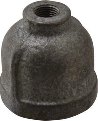 Made in USA - Class 150, 3/4 x 1/8" Galvanized Pipe Reducing Coupling - Threaded, Malleable Iron - Exact Tool & Supply
