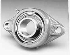 SKF - 1-7/16" ID, 2-Bolt Flange - 1-7/16 Inch Shaft - Exact Tool & Supply