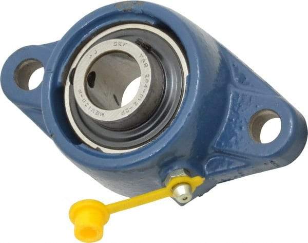 SKF - 3/4" ID, 2-Bolt Flange - 3/4 Inch Shaft, - Exact Tool & Supply