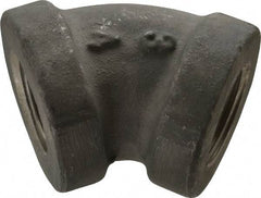Latrobe Foundry - 3/4" Aluminum Pipe 45° Elbow - 150 psi, F End Connection, Grade 356-F - Exact Tool & Supply