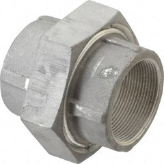 Latrobe Foundry - 2" Aluminum Pipe Union - 150 psi, F End Connection, Grade 356-F - Exact Tool & Supply
