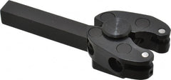 Made in USA - 5 Inch Overall Length x 1-1/8 Inch Overall Width, 0.06 to 3/4 Inch Capacity, Right Hand Cut, Scissor and Straddle Type Knurler - Exact Tool & Supply