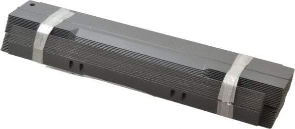 Vidmar - Tool Box Steel Drawer Divider - 12-1/4" Wide x 12-5/8" Deep x 1-7/8" High, Gray, For Vidmar Cabinets - Exact Tool & Supply