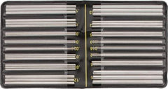 TESA Brown & Sharpe - 48 to 3 TPI, 0.5 to 6mm Pitch, Thread Pitch Diameter Measuring Wire - 48 Pieces - Exact Tool & Supply
