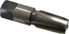 Reiff & Nestor - 3/8-19" BSPT, 4 Flutes, Bottoming Chamfer, Bright Finish, High Speed Steel British Standard Pipe Tap - 0.7" Shank Diam, 0.531" Square Size, 1-1/16" Thread Length, 2-9/16" Overall Length, Series 123 - Exact Tool & Supply