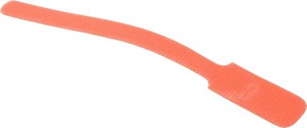 SpeedTech - 6" Long Orange Nylon & Polyethylene Hook & Loop Strap - 40 Lb Tensile Strength - Exact Tool & Supply