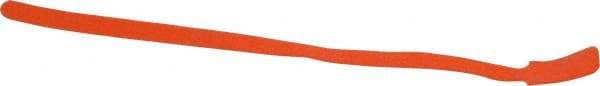 SpeedTech - 13" Long Orange Nylon & Polyethylene Mountable Cable Tie - 40 Lb Tensile Strength, 3-1/4" Max Bundle Diam - Exact Tool & Supply