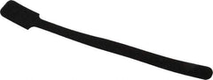 SpeedTech - 9" Long Black Nylon & Polyethylene Mountable Cable Tie - 40 Lb Tensile Strength, 2" Max Bundle Diam - Exact Tool & Supply
