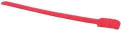 SpeedTech - 9" Long Red Nylon & Polyethylene Mountable Cable Tie - 40 Lb Tensile Strength, 2" Max Bundle Diam - Exact Tool & Supply