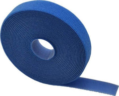 SpeedTech - 15' Long Blue Nylon & Polyethylene Hook & Loop Strap - 50 Lb Tensile Strength - Exact Tool & Supply