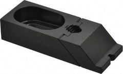 TE-CO - 3-7/8" OAL x 1-1/2" Overall Width, Low Grip Nose, Steel Manual Edge Clamp - Black Oxide Coating, 7/8" High, 5/8" Socket Cap Screw Slot, 1-1/4" Travel - Exact Tool & Supply