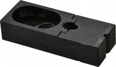 TE-CO - 3-7/8" OAL x 1-1/2" Overall Width, Standard Grip Nose, Steel Manual Edge Clamp - Black Oxide Coating, 7/8" High, 5/8" Socket Cap Screw Slot, 1-1/4" Travel - Exact Tool & Supply