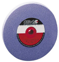 Camel Grinding Wheels - 120 Grit Aluminum Oxide Bench & Pedestal Grinding Wheel - 8" Diam x 1" Hole x 1" Thick, 3600 Max RPM, K Hardness, Fine Grade , Vitrified Bond - Exact Tool & Supply