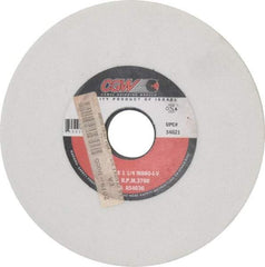 Camel Grinding Wheels - 7" Diam x 1-1/4" Hole x 1/2" Thick, J Hardness, 60 Grit Surface Grinding Wheel - Aluminum Oxide, Type 1, Medium Grade, 3,760 Max RPM, Vitrified Bond, No Recess - Exact Tool & Supply