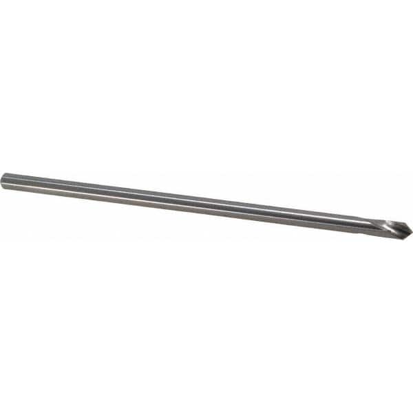 Magafor - 4mm Body Diam, 90°, 3-15/16" OAL, Cobalt Spotting Drill - Exact Tool & Supply