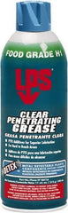 LPS - 11 oz Aerosol w/ PTFE Penetrating Grease - Clear, Food Grade, 400°F Max Temp, - Exact Tool & Supply