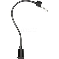 Sunnex Lighting - Task Lights; Fixture Type: General Purpose ; Color: Black ; Lamp Type: Halogen ; Mounting Type: Base Mount ; Adjustable Arm Type: Gooseneck ; Arm Length (mm): 685 - Exact Tool & Supply