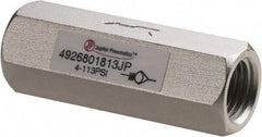 PRO-SOURCE - 1/4" Aluminum Check Valve - Inline, FNPT x FNPT - Exact Tool & Supply