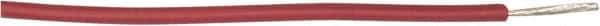 Made in USA - 18 AWG, 65 Strand, 500' OAL, Tinned Copper Hook Up Wire - Red EPDM Jacket, 0.145" Diam - Exact Tool & Supply
