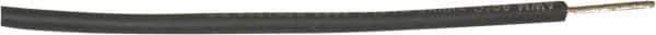 Made in USA - 18 AWG, 65 Strand, 500' OAL, Tinned Copper Hook Up Wire - Black EPDM Jacket, 0.145" Diam - Exact Tool & Supply