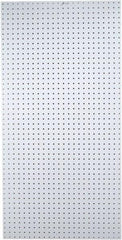 Triton - 48" Wide x 96" High Peg Board Storage Board - 1 Panel, Polypropylene, White - Exact Tool & Supply