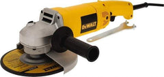 DeWALT - 7" Wheel Diam, 8,000 RPM, Corded Angle & Disc Grinder - 5/8-11 Spindle, 120 Volts, 13 Amps - Exact Tool & Supply
