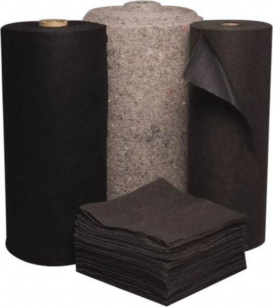 PRO-SAFE - 12 Gal Capacity per Package, Universal Roll - 50' Long x 3' Wide, Polypropylene - Exact Tool & Supply