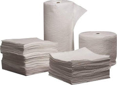 PRO-SAFE - 37 Gal Capacity per Package, Oil Only Pad - 19" Long x 15" Wide, Polypropylene - Exact Tool & Supply