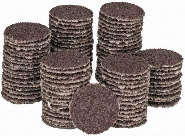 Tru-Maxx - 3/4" Diam, 60 Grit Aluminum Oxide Adhesive PSA Disc - Medium Grade, X Weighted Cloth Backing, For Right Angle/Vertical Shaft Portable Grinders - Exact Tool & Supply