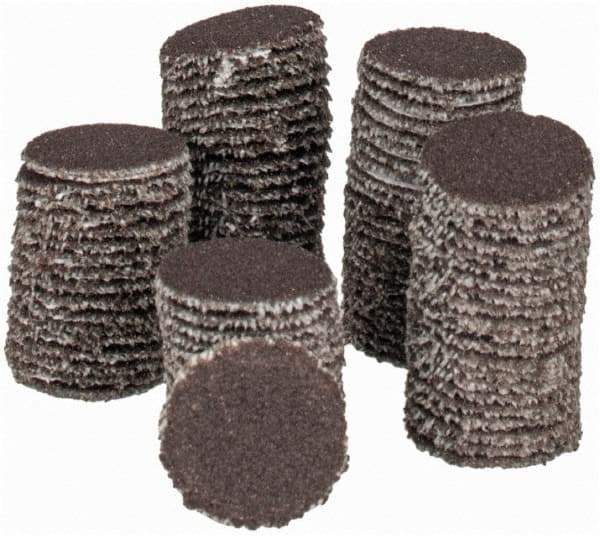 Tru-Maxx - 1/2" Diam, 180 Grit Aluminum Oxide Adhesive PSA Disc - Very Fine Grade, X Weighted Cloth Backing, For Right Angle/Vertical Shaft Portable Grinders - Exact Tool & Supply