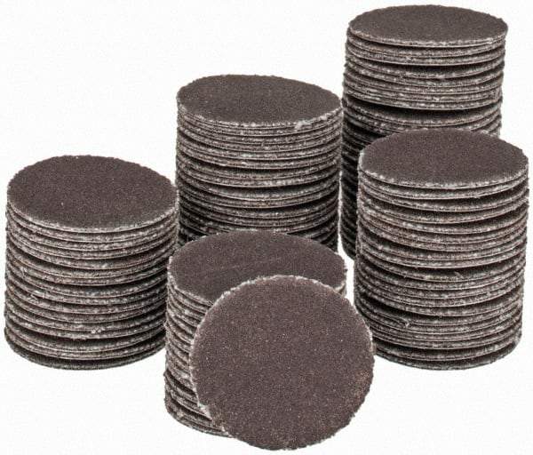 Tru-Maxx - 3/4" Diam, 320 Grit Aluminum Oxide Adhesive PSA Disc - Extra Fine Grade, X Weighted Cloth Backing, For Right Angle/Vertical Shaft Portable Grinders - Exact Tool & Supply