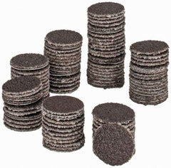 Tru-Maxx - 1/2" Diam, 100 Grit Aluminum Oxide Adhesive PSA Disc - Fine Grade, X Weighted Cloth Backing, For Right Angle/Vertical Shaft Portable Grinders - Exact Tool & Supply