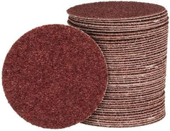 Tru-Maxx - 4" Diam, 24 Grit Aluminum Oxide Adhesive PSA Disc - Very Coarse Grade, X Weighted Cloth Backing, For Right Angle/Vertical Shaft Portable Grinders - Exact Tool & Supply