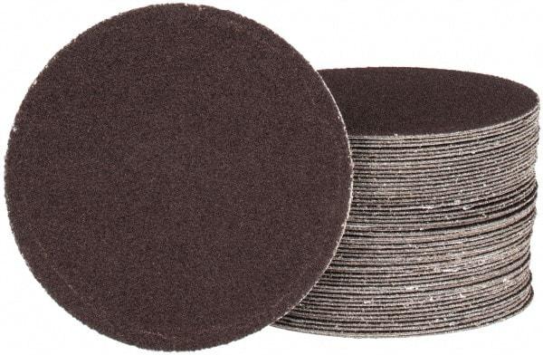 Tru-Maxx - 4" Diam, 120 Grit Aluminum Oxide Adhesive PSA Disc - Fine Grade, X Weighted Cloth Backing, For Right Angle/Vertical Shaft Portable Grinders - Exact Tool & Supply