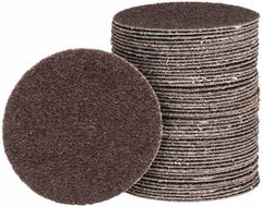 Tru-Maxx - 3" Diam, 40 Grit Aluminum Oxide Adhesive PSA Disc - Coarse Grade, X Weighted Cloth Backing, For Right Angle/Vertical Shaft Portable Grinders - Exact Tool & Supply