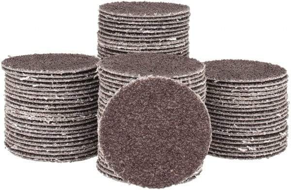 Tru-Maxx - 2" Diam, 36 Grit Aluminum Oxide Adhesive PSA Disc - Very Coarse Grade, X Weighted Cloth Backing, For Right Angle/Vertical Shaft Portable Grinders - Exact Tool & Supply