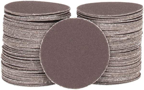 Tru-Maxx - 2" Diam, 320 Grit Aluminum Oxide Adhesive PSA Disc - Extra Fine Grade, X Weighted Cloth Backing, For Right Angle/Vertical Shaft Portable Grinders - Exact Tool & Supply