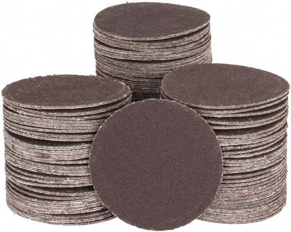 Tru-Maxx - 1-1/2" Diam, 320 Grit Aluminum Oxide Adhesive PSA Disc - Extra Fine Grade, X Weighted Cloth Backing, For Right Angle/Vertical Shaft Portable Grinders - Exact Tool & Supply