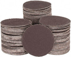 Tru-Maxx - 1-1/2" Diam, 320 Grit Aluminum Oxide Adhesive PSA Disc - Extra Fine Grade, X Weighted Cloth Backing, For Right Angle/Vertical Shaft Portable Grinders - Exact Tool & Supply